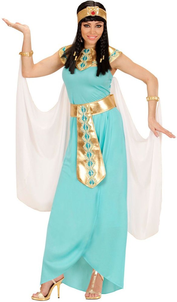 Egypte Kostuum | Egyptische Koningin Ank Kamon Kostuum | Large | Carnaval kostuum | Verkleedkleding